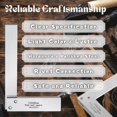 thumbnail image 2 of Set Machinist Square Atarvana Mechanical Steel de alta precisión, 2 of 7