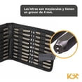 thumbnail image 3 of Punzon Letra y Número Juego con 36 Piezas 4 mm Kingsman Kingsman 300330, 3 of 7
