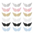 thumbnail image 1 of Uxcell 18Pcs Alas de Ángel para Manualidades, Alas de Tela Multicolores Brillantes Parches para Coser en Mochilas Vestido Manualidades de Bricolaje (5.3 Pulgadas), 1 of 6
