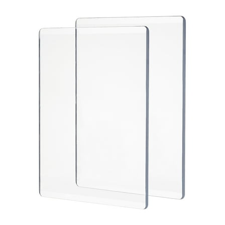 2 pc 2pcs Cutting Dies Replacement Mat 19.5x15x0.5cm Acrylic Rectangle Cutting Pads Universal Shim Plate for Die Cutting Machine