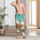 thumbnail image 2 of Fotbe Coastal Palm Beach Pantalones de Pijama para Hombre, Pantalones de Dormir, Pantalones de Casa con Cintura Ajustable y Bolsillos-Medium, 2 of 6