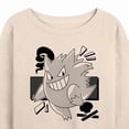 thumbnail image 3 of Pokémon - Gengar Manga - Women's Lightweight French Terry Long Sleeve Shirt, 3 of 5