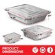 thumbnail image 3 of Sartenes desechables de aluminio para tu hogar con tapas (juego de 40), 3 of 7