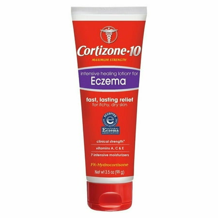2 Pack - Cortizone-10 Intensive Healing Lotion Eczema/Dry Skin 3.50 oz