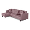 thumbnail image 4 of Sala Modular Sofá Cama Makora de Lino Palo de Rosa Modelo Harper, 4 of 10