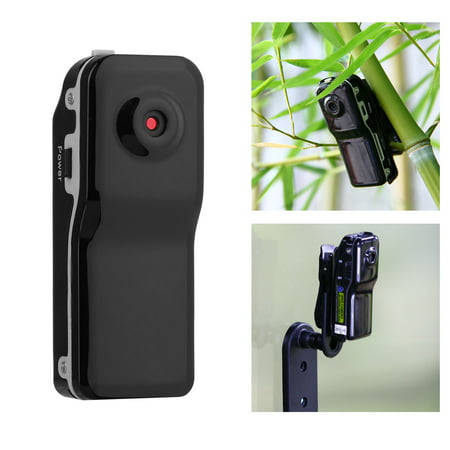 HD Camera Mini DV DVR , TSV Wireless Portable Mini Nanny Cam with Clip-On Adapter, Perfect Small Security Camera for Indoor and