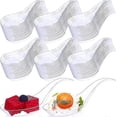thumbnail image 1 of Althee 400 Pieces Tasting Mini Spoons Disposable Dessert Appetizer Plastic Asian Soupcompatible Party Gift-H, 1 of 5