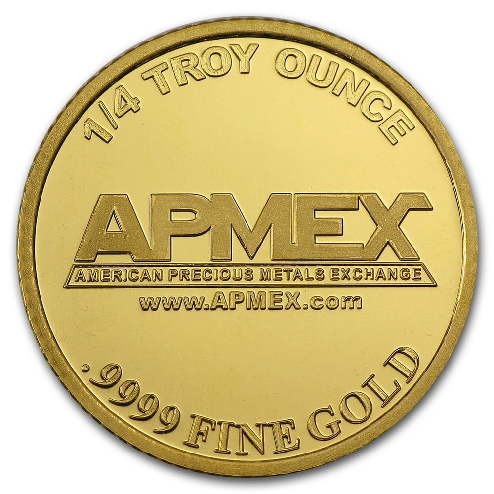 APMEX 1/4 oz Gold Round APMEX