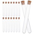 thumbnail image 3 of 100pcs Plastic Test Tubes Bath Salts Storage Tubes Liquid Container with Stopper, 3 of 3