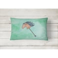 thumbnail image 2 of Stick Horse Watercolor Canvas Fabric Decorative Pillow, 2 of 3