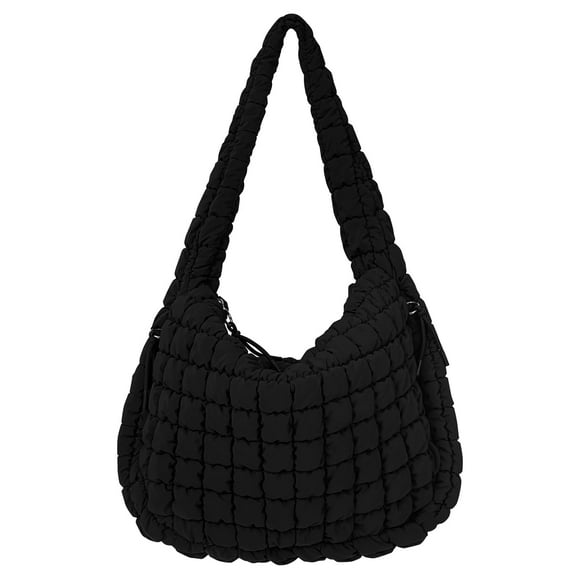 Bolsa acolchada Juoxeepy, grande, acolchada, de nailon con hombros