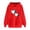Red, variant on EchfiProm Valentines Sweatshirt for Womens Fall Hoodies Hooded Black Pullover Graphic Ladies Tops Long Sleeve