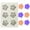 Grey, variant on Rose Flower Silicone Moulds for Fondant Chocolate Cake Decoration DIY Baking Tools