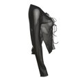 thumbnail image 6 of Qmyliery Women Simple Mesh Long-Sleeved T-Shirt with Adjustable Straps Clothing, 6 of 9