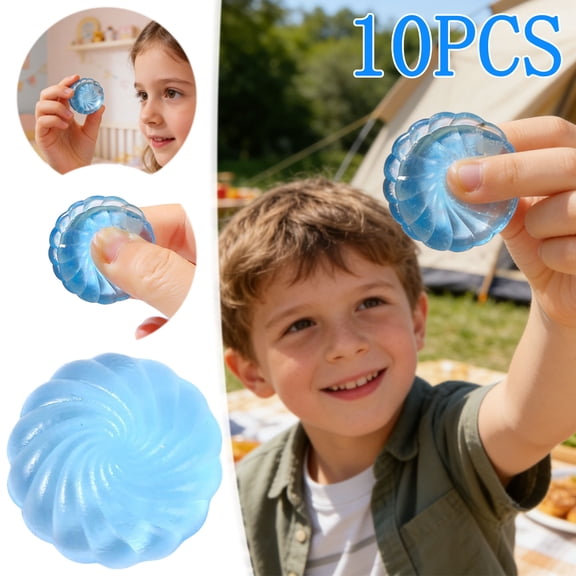 Pelotas antiestrs con forma de dumpling de colores, juguetes sensoriales para aliviar el estrs, bolas de masa suave, paquete de 10 unidades, color aleatorio. Birthday gift
