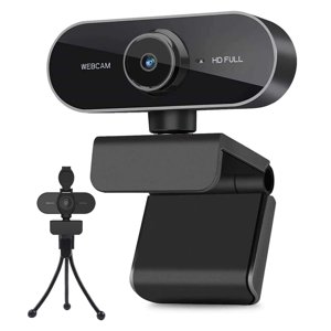 Webcam du vendredi noir avec Microphone, Full HD 1080P Caméra vidéo Webcam pour Great Gift