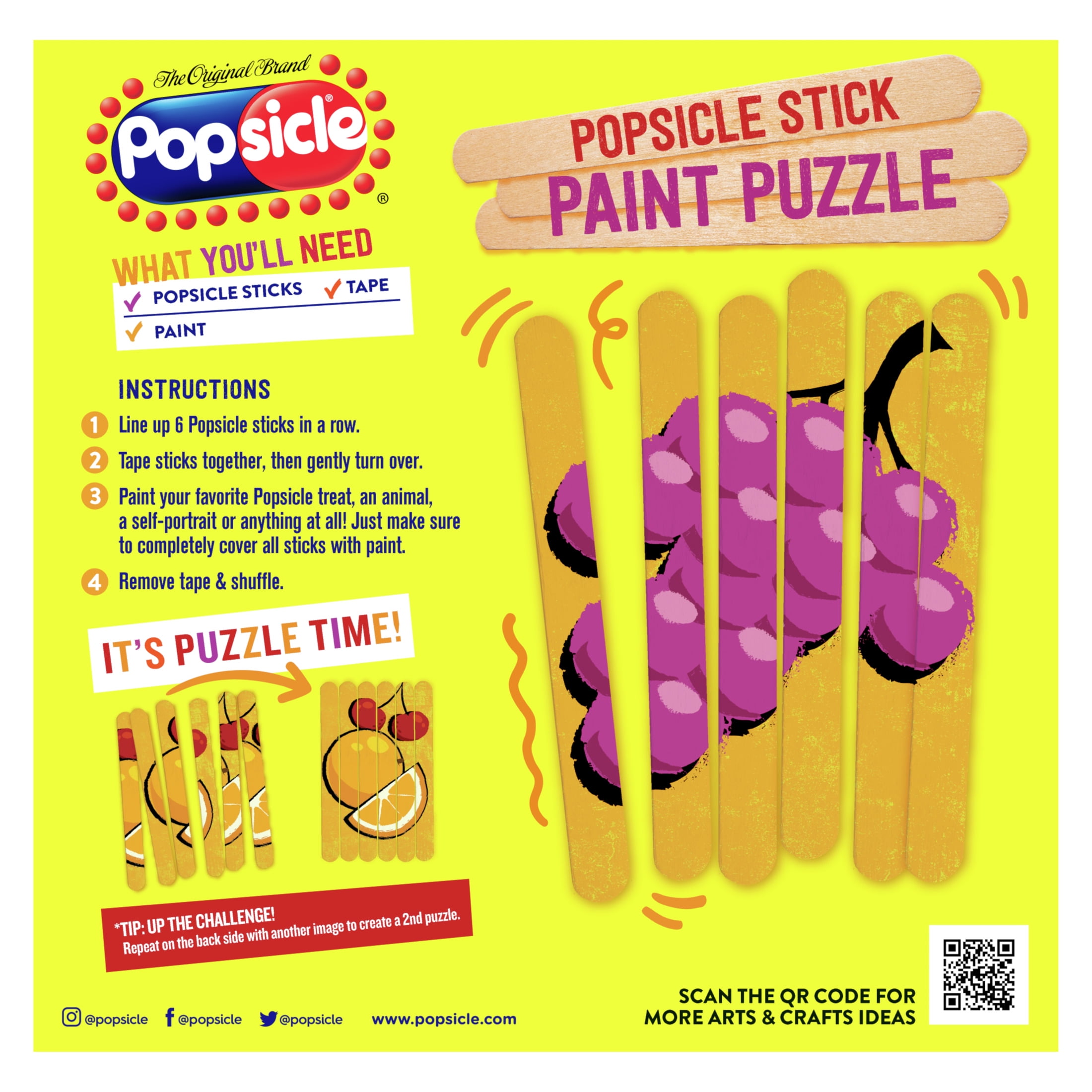 Popsicle Orange Cherry Grape Ice Pops 40 Calories, 18 Count