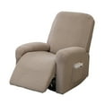 thumbnail image 2 of Dianhelloya Non-Slip Recliner Cover with Elastic Rubber & Dual Rings, Full Coverage Stretch Polyester Furniture Protector for Single Seat Sofa, Machine Washable, 2 of 7