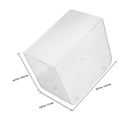 UPGRATOR Clear Cube Aquarium Tank for Betta Fish with Easy Maintenance Design