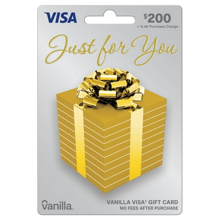 $200 Vanilla Visa Shiny Bow Gift Card