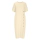 thumbnail image 5 of Largo Vestido de Verano Fluido con Botones, Ropa de Color Sólido, Longitud de Rodilla, Vestido Fluido Suelto para Mujeres con Bolsillos, 5 of 9
