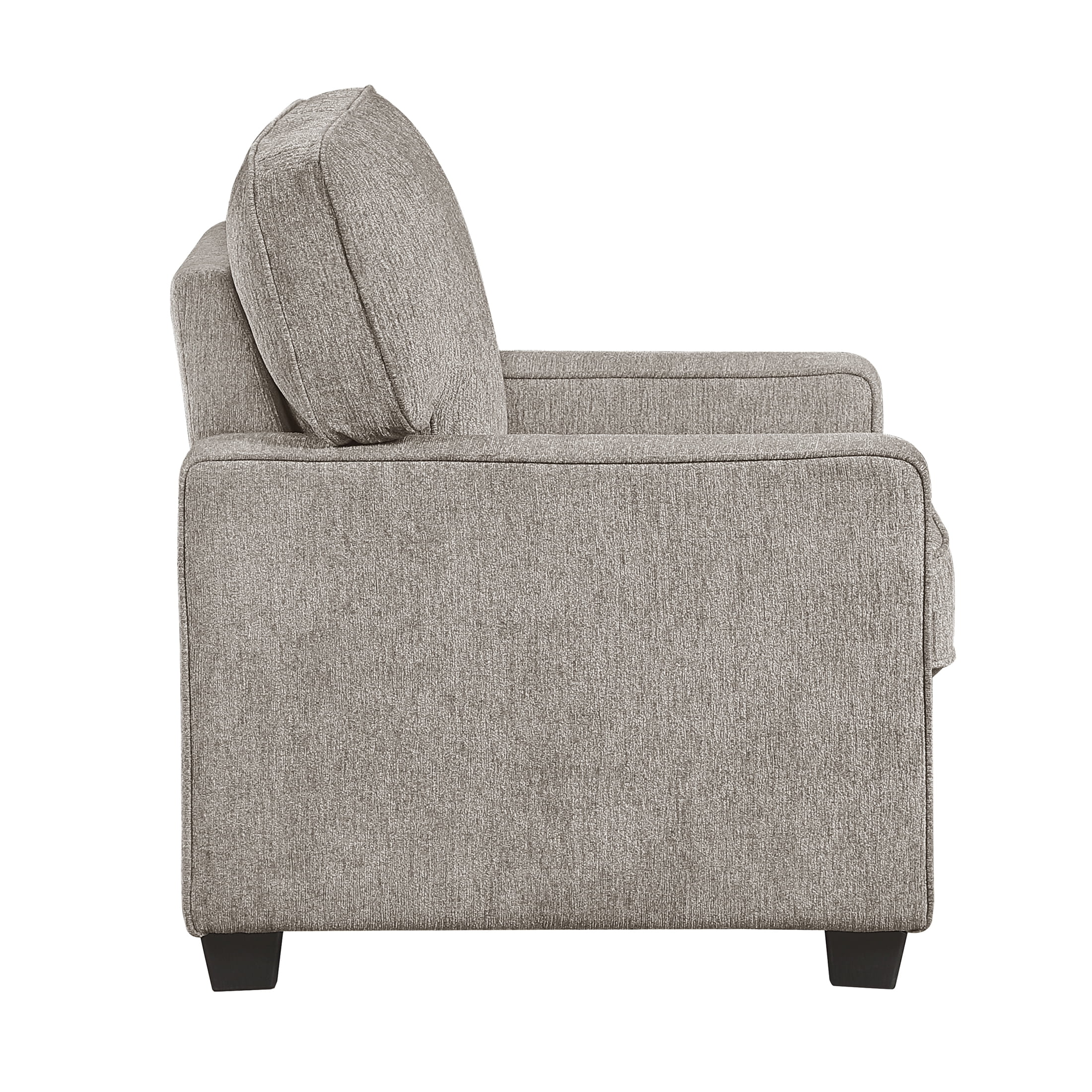 OakvillePark Alvera Chenille Accent Chair, Taupe