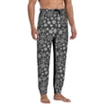 thumbnail image 4 of Xecao simple white Snowflake Print Active Tech Joggers for Men, Mens Sweatpants Lounge Pants with Pockets-3X-Large, 4 of 5