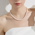 thumbnail image 2 of YONGMAN Freshwater Cultured Pearl Necklace Set with AAA+ Quality Real Pearls Includes Stunning Bracelet and Stud Earrings Jewelry Set for Women, 2 of 8