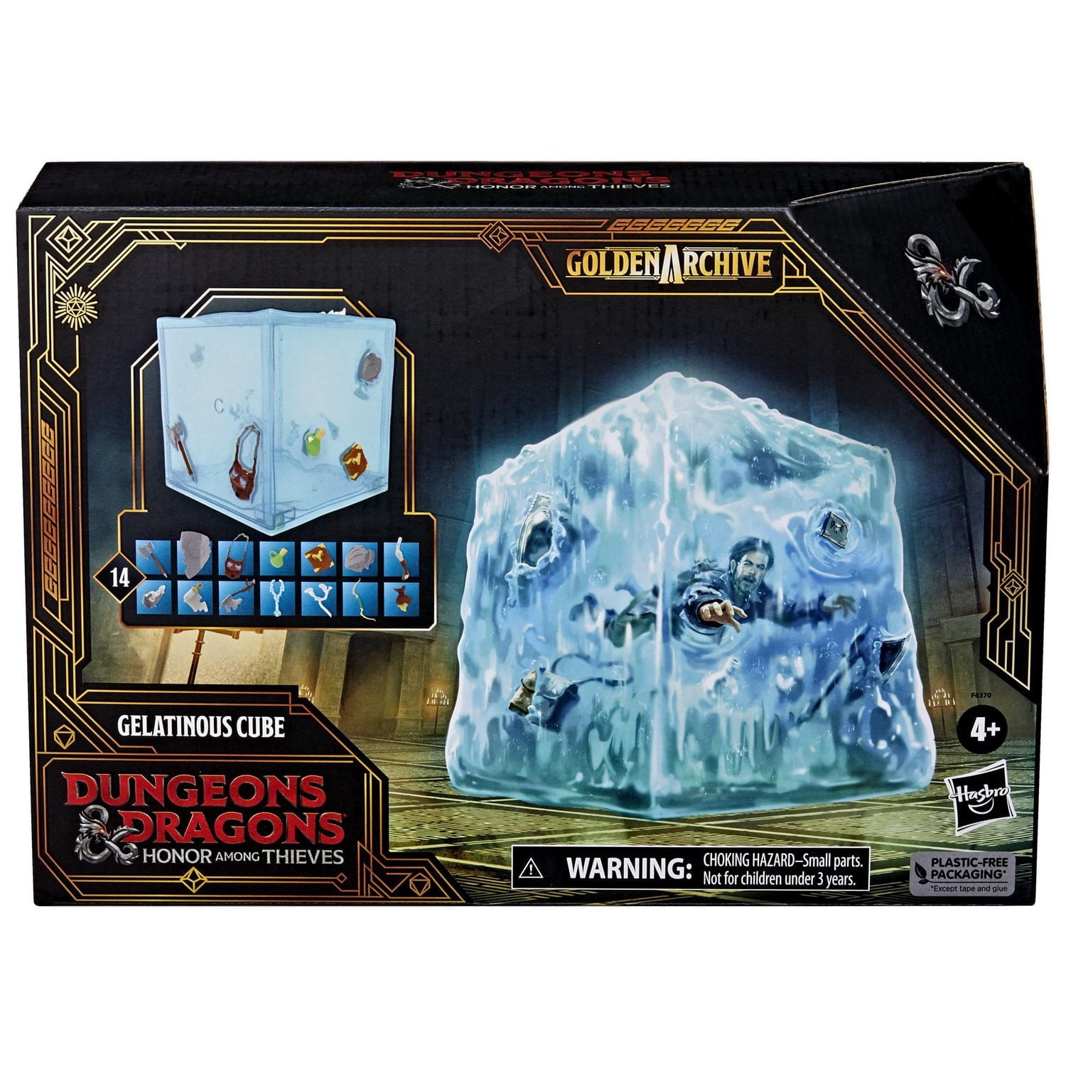 Donjons & Dragons : L'honneur des voleurs, Golden Archive, Cube gélatineux de collection compatible avec les figurines D&D de 15 cm