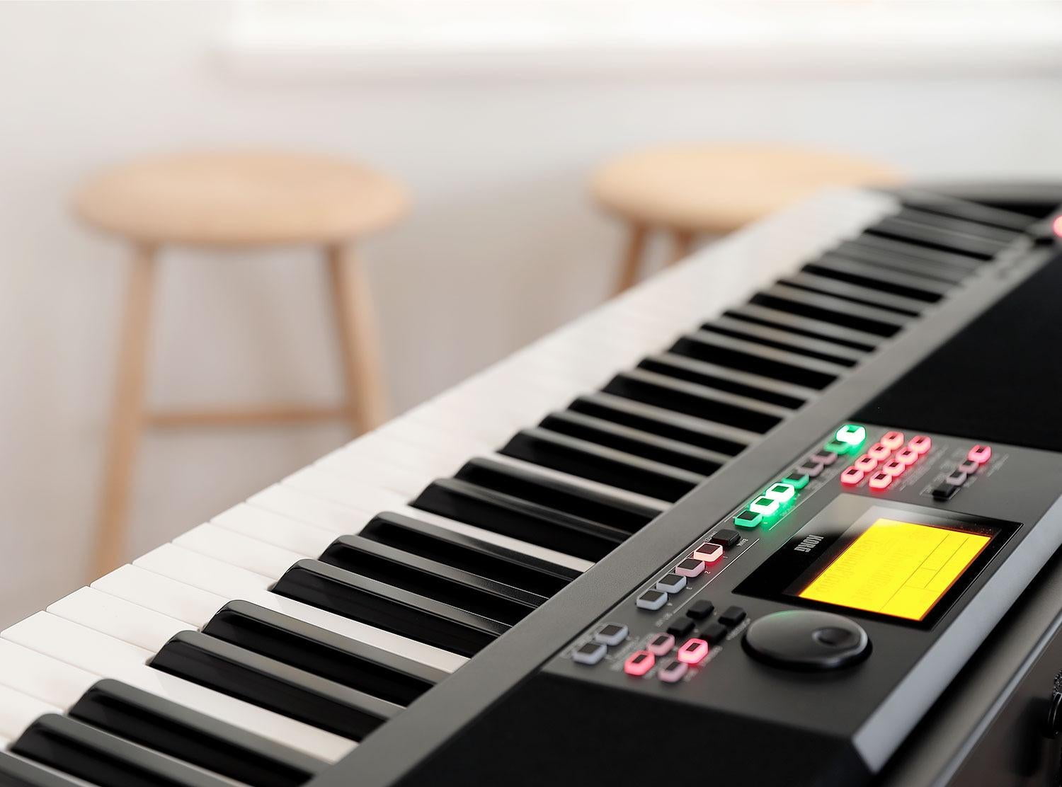 Korg XE20 88-Key Home Digital Ensemble Piano with Accompaniment with Sheet Music Stand