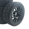 thumbnail image 4 of 4Pieces Exquisite Rubber 1:10 Rally Wheel 12mm On Road Tires Flat Run, 4 of 5