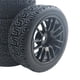 thumbnail image 4 of Llantas de rueda con buje de 2 mm y neumáticos de goma para coche RC de carreras de turismo de carretera / A para RC Negro, 4 of 5