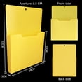 thumbnail image 3 of Magnetic Wall File Organizer, A4 Coded Folders, Deep Pocket Paper Holder for Mail, Fridge Whiteboard Mounting Options, 3 of 9