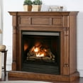 Duluth Full Size Dual Fuel Vent less Gas Fireplace With Mantel