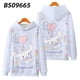 thumbnail image 1 of Sanrio-sudaderas con capucha para mujer, ropa con estampado de Cinnamoroll, Tops de manga larga, sudaderas holgadas de dibujos animados Y2k, jerséis bonitos de estilo japonés, 1 of 4