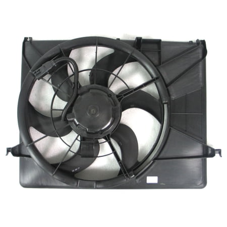 Agility Auto Parts 6020122 Dual Radiator and Condenser Fan Assembly for Hyundai Specific Models