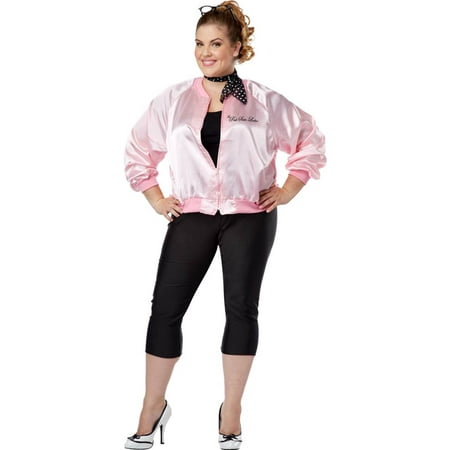 California Costumes Women's Plus Size The Pink Satin Ladies Costume []