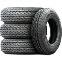 Set of 4 Nama NM519 ST8-14.5 8-14.5 G 14 Ply Trailer Tires