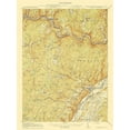thumbnail image 2 of USGS 12x14 White Modern Wood Framed Museum Art Print Titled - Milford New York New Jersey Quad - USGS 1915, 2 of 4