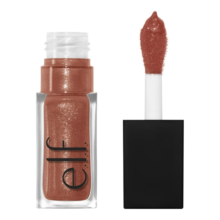 4 pack) e.l.f. Glow Reviver Lip Oil Glimmer - Super-neutral