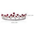thumbnail image 2 of unbranded Floral Rojo Con Rhinestones Para Novia Accesorios De De, 2 of 8