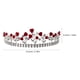 thumbnail image 2 of GOOHOCHY Tiara para mujer: diadema de novia con corona de flores barrocas, tiara de novia con rosas de diamantes de imitación, tocado de boda para fiestas y festivales., 2 of 8