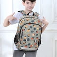 thumbnail image 6 of FORMRS Unisex School Backpack 17" Student Travel Bag with Laptop Compartment, Gray Acorns Pattern, 6 of 7