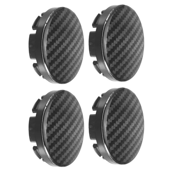 Unique Bargains 4pcs 53mm 56mm Wheel Center Hub Caps Hubcaps Covers Universal Rims Hub Cap Parts for Car Black