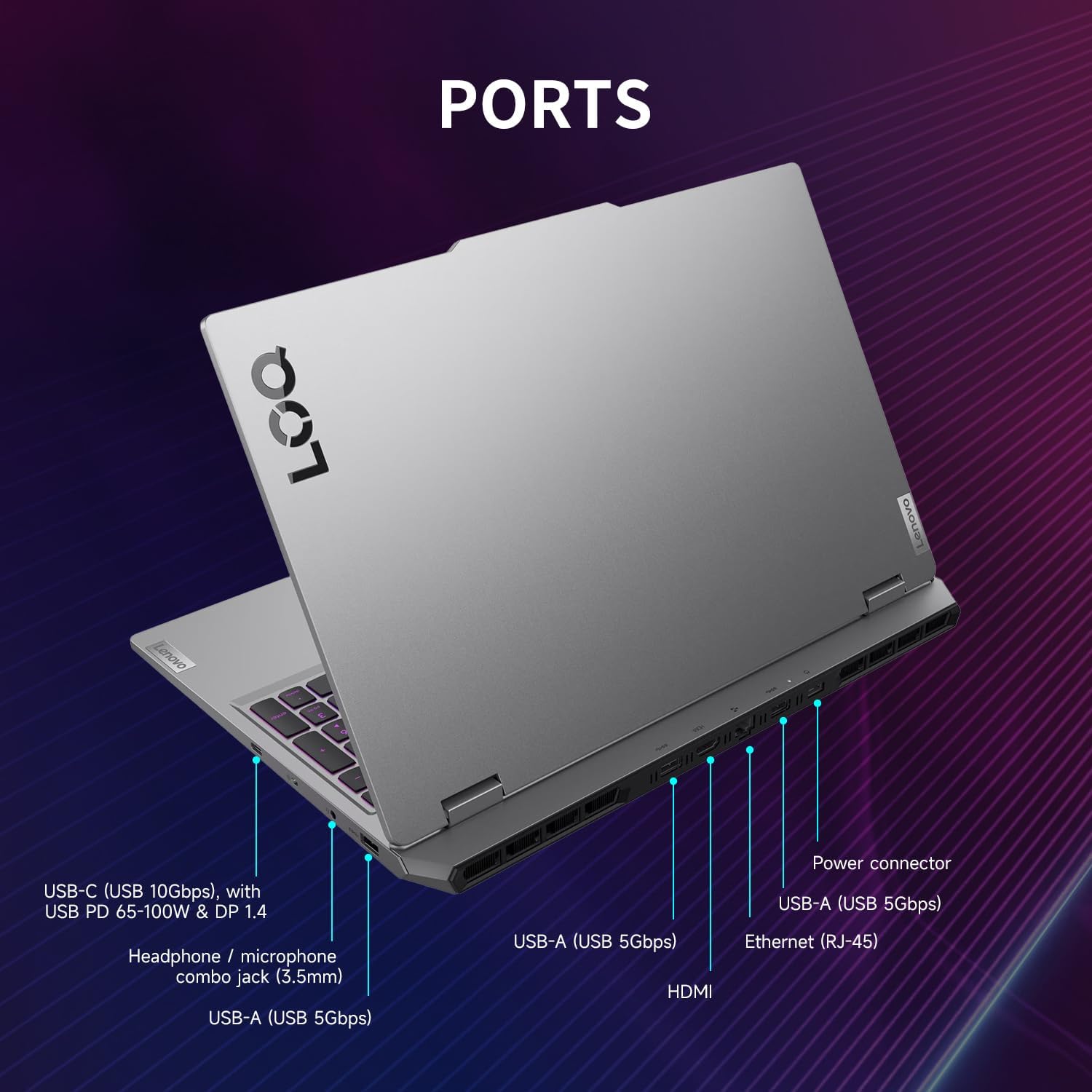 Lenovo LOQ RTX 5050 Gaming Laptop, 15.6