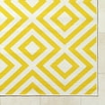 thumbnail image 6 of Hauteloom Maven Hallway, Kitchen Patio Outdoor Runner Rug - Contemporary - Yellow, White - 2'5" x 7'10", 6 of 9