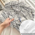 thumbnail image 4 of Twin XL Size Fitted Sheet Set - Natural Trees 2 Piece Bedding Sets 16" Deep Pocket Fitted Sheet with 1 Pillowcases, Colored Birds on Branches Retro Rustic Brushed Microfiber Hotel Luxury Bed Sheets, 4 of 9
