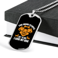thumbnail image 3 of Plus de Gens Collier en Acier Inoxydable Ou en or 18 Carats Chien Tag 24" Chaîne, 3 of 8