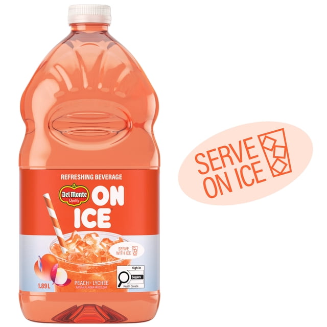Del Monte on Ice Peach Lychee Refreshing Beverage1.89 L
