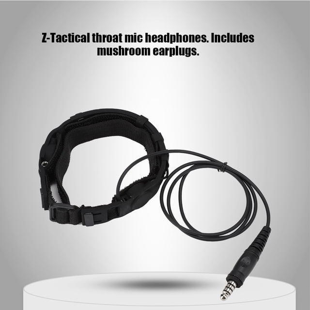 Auriculares Con Micrófono De Garganta, Interfaz Militar Auriculares Internos Alta Flexibilidad Mejor Recogida Para Exteriores Para Hoteles Para La Industria